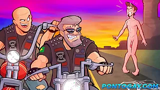 "BR69" A Rodovia do Sexo - Novinho puto mamou e levou duas rolas no cu